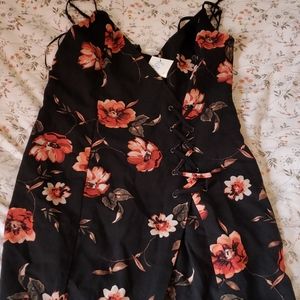 NEW Cotton Candy LA Asymmetrical Floral Dress